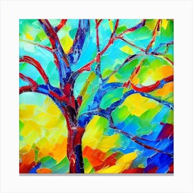 Apple tree abstract Canvas Print