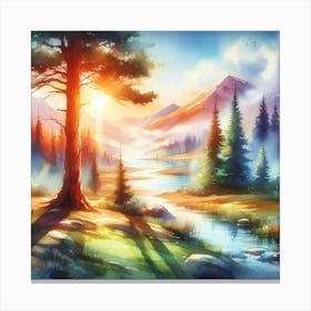 Of A Forest Canvas Print