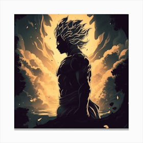 Dragon Ball Z Wallpaper Canvas Print