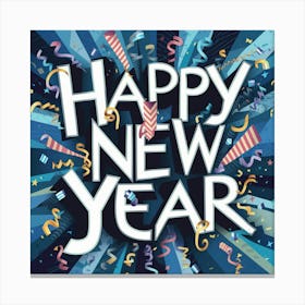 Happy New Year 3 Canvas Print