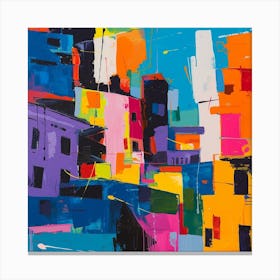 Abstract Travel Collection Buenos Aires Argentina 1 Canvas Print