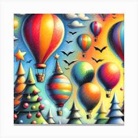 Super Kids Creativity:Hot Air Balloons 1 Canvas Print
