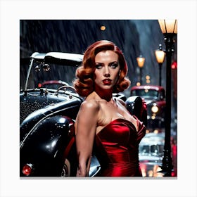 Scarlett Johansson Canvas Print