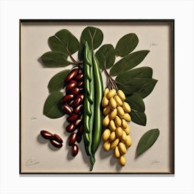 'Peas And Beans' Canvas Print