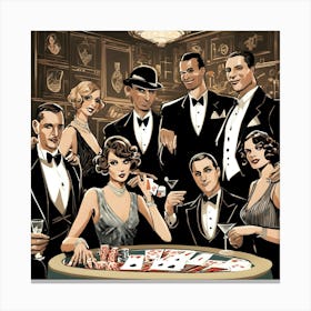 High Stakes and High Society Canvas Print