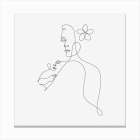 Mom Minimalist art Canvas Print