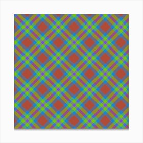 Plaid Fabric 20 Canvas Print