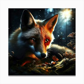 Wild Animal Creative Portrait 173 Canvas Print