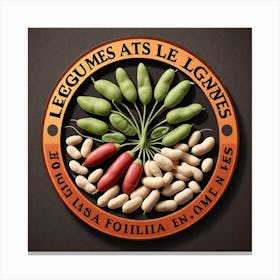 Legumes As A Logo (44) Canvas Print