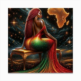 African Woman 3 Canvas Print