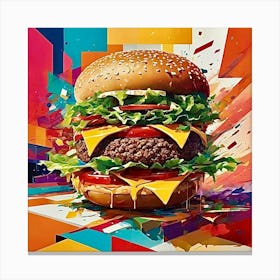 Burger 1 Canvas Print