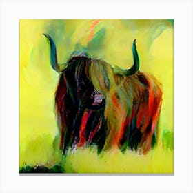 Highland Cow Canvas Print