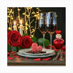 Valentine'S Day Canvas Print