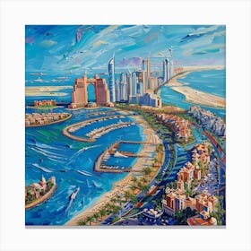 Dubai Cityscape 2 Canvas Print