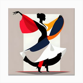 Flamenco Dancer 2 Canvas Print