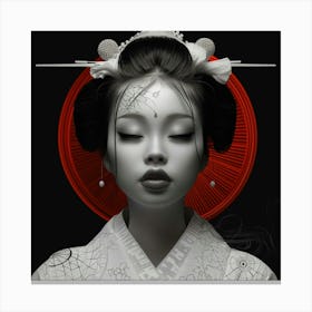 Geisha Canvas Print