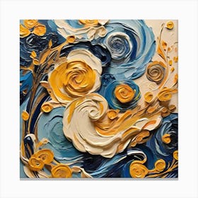 Van Gogh artistic print with attractive and consistent colors Canvas Print