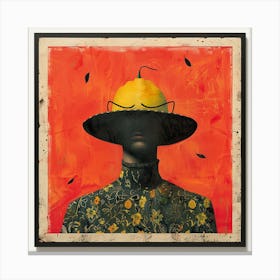 Man In A Hat Canvas Print