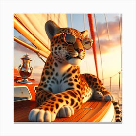 Tiger Rest Canvas Print