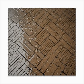 Wet Floor Canvas Print