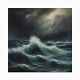 Stormy Seas 2 1 Canvas Print