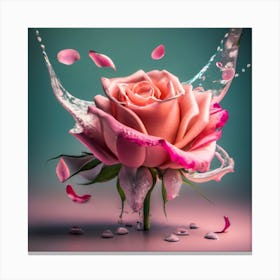 Flying Indulgence That Contains Rose As Main Sub (1) Canvas Print