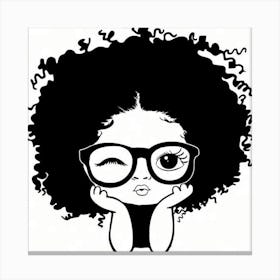 Cute girl Canvas Print