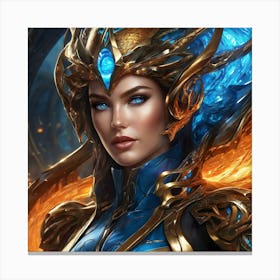 Elven Warrior xc Canvas Print