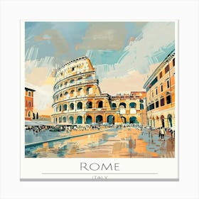 Rome a Canvas Print