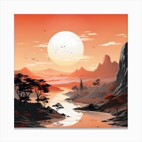 Ethereal Forest Wilderness Canvas Print