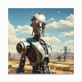 Star Wars Robot 1 Canvas Print