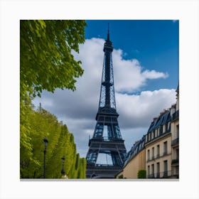 Paris Eiffel Tower 1 Canvas Print