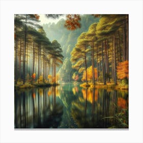 Autumn Forest 127 Canvas Print