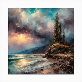 Evening Sky Canvas Print