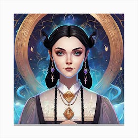 Wednesday Adams 3 Canvas Print