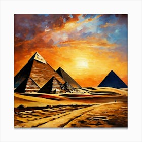 Pyramids of Giza 2 Canvas Print