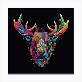 Colorful Moose Toile