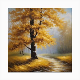 Autumn In The Woods 9 Canvas Print