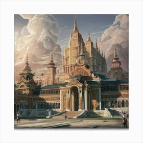 Fantasy Castle Canvas Print