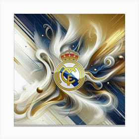 Real Madrid CF Logo Wall Art 16 Canvas Print