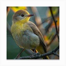 Yellow-Rumped Warbler Canvas Print