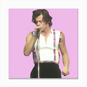 Harry Styles 5 Square Canvas Print