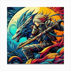 Dragon Warrior Canvas Print