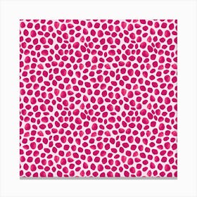 Pink Dots Canvas Print