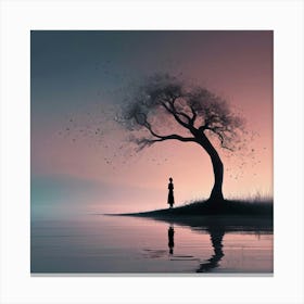 Lone Tree Canvas Print