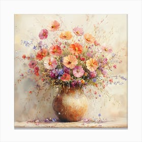 Flowers In A Vase 20 Canvas Print