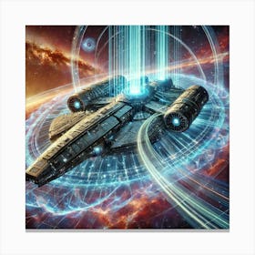 A Stunning Depiction Of Advanced Shielding And Clo Canvas Print