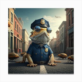 1st Day On The Job Canvas Print