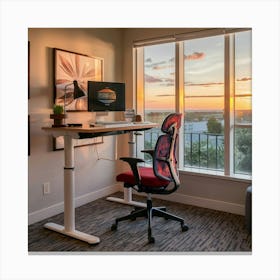 Home Office 4 Canvas Print