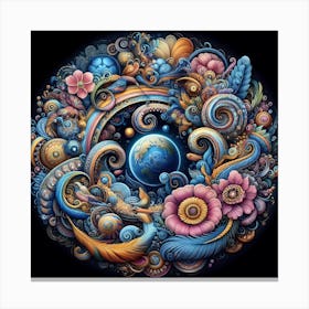 Psychedelic World Canvas Print